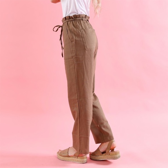Relaxed Linen Pants - Picture 2 of 4
